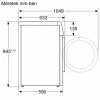 Bosch MOSÓGÉP ELÖLTÖLTŐS, 9KG WGJ24401BY