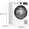 Bosch SZÁRÍTÓGÉP HŐSZIVATTYÚS KONDENZÁCIÓS 9KG WQG243DNBY