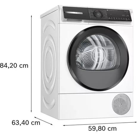 Bosch SZÁRÍTÓGÉP HŐSZIVATTYÚS KONDENZÁCIÓS WQH245B6BY