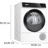 Bosch SZÁRÍTÓGÉP HŐSZIVATTYÚS 9 KG WQN246D0BY