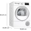 Bosch SZÁRÍTÓGÉP HŐSZIVATTYÚS WTH85293BY
