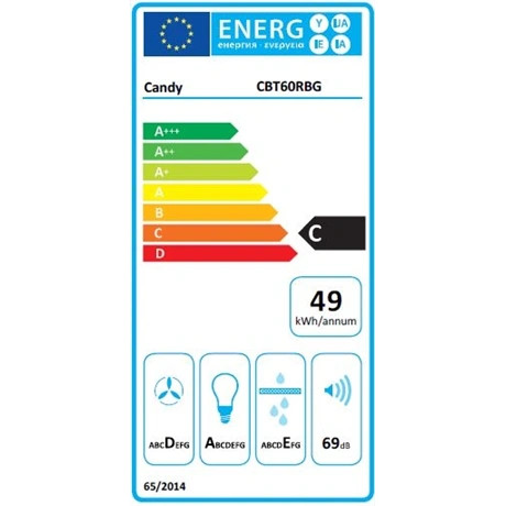 Candy PÁRAELSZÍVÓ BEÉPÍTHETŐ CBT60RBG
