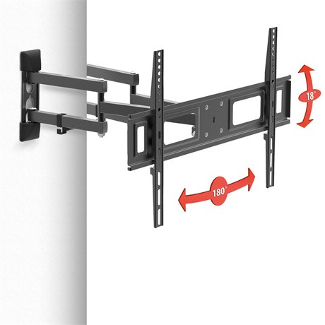 Delight LCD FALI TARTÓKONZOL SARKOKHOZ DUPLA KAROS, DÖNTHETŐ 40 - 80" 39687