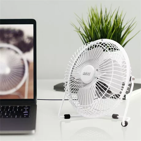 Delight USB MINI VENTILÁTOR FEHÉR 18 CM 51110WH