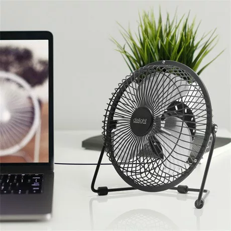Delight VENTILÁTOR ASZTALI USB 18 CM 51110