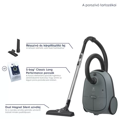 Electrolux PORSZÍVÓ PORZSÁKOS EB61C1OG