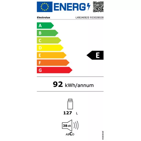 Electrolux HŰTŐ BEÉPÍTHETŐ EGYAJTÓS LXB2AE82S