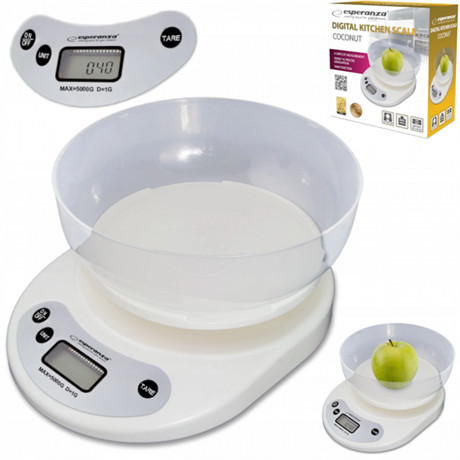 Esperanza KONYHAI MÉRLEG TÁLAS EKS007