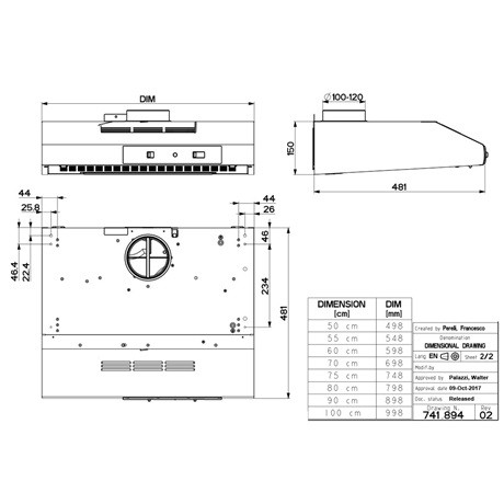 Faber PÁRAELSZÍVÓ 741 BASE W A50