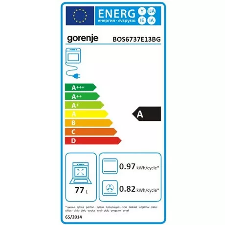 Gorenje SÜTŐ BEÉPÍTHETŐ BOS6737E13BG