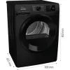 Gorenje SZÁRÍTÓGÉP HŐSZIVATTYÚS DPNE82GNLWIFI/B