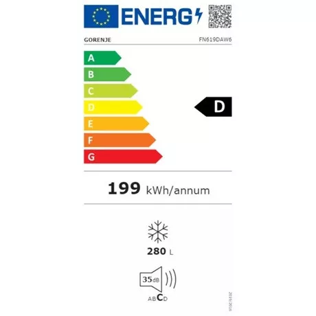 Gorenje FAGYASZTÓSZEKRÉNY 7 REKESZ, 280 L NO FROST FN619DAW6