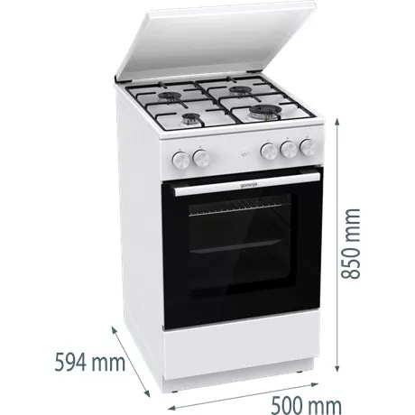 Gorenje TŰZHELY GÁZ GG5A14WJ
