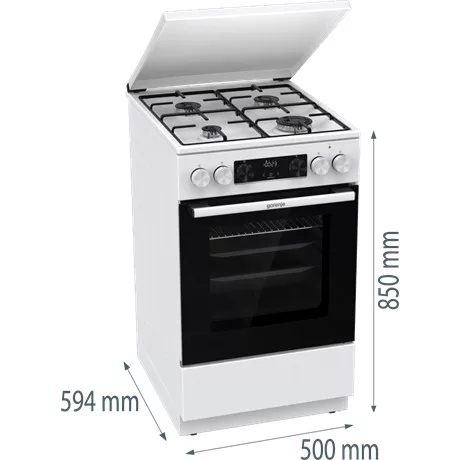 Gorenje TŰZHELY KOMBINÁLT GK5C42WJ