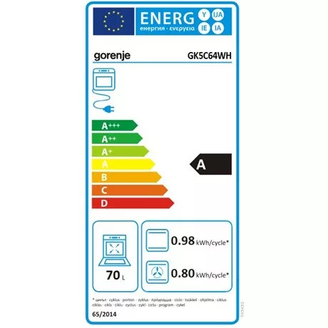 Gorenje TŰZHELY KOMBINÁLT GK5C64WH