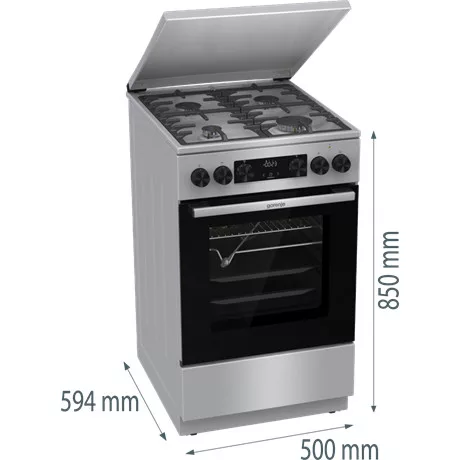 Gorenje TŰZHELY KOMBINÁLT GKS5C71XF