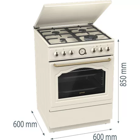 Gorenje TŰZHELY KOMBINÁLT GKS6C71CLI