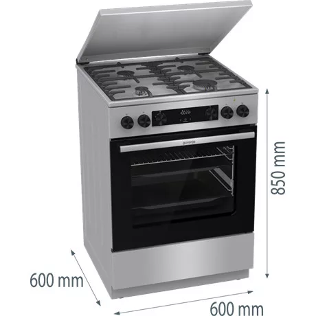 Gorenje TŰZHELY KOMBINÁLT GKS6C71XF