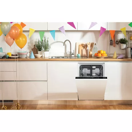 Gorenje MOSOGATÓGÉP BEÉPÍTHETŐ 10 SZEMÉLYES KESKENY GV583C10