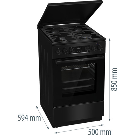 Gorenje TŰZHELY KOMBINÁLT MEKS5141BM