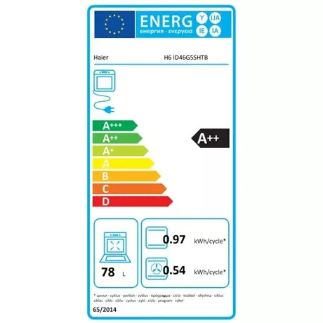 Haier SÜTŐ BEÉPÍTHETŐ ELEKTROMOS H6 ID46G5SHTB