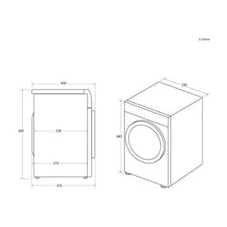 Haier SZÁRÍTÓGÉP HŐSZIVATTYÚS HD80-A3959-S