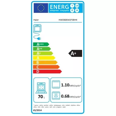 Haier SÜTŐ BEÉPÍTHETŐ ELEKTROMOS HWO60SM2F3BH4