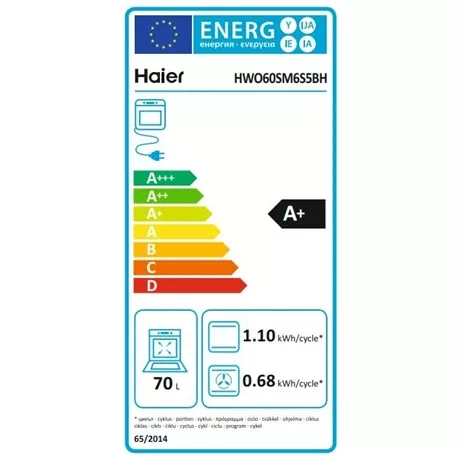 Haier SÜTŐ BEÉPÍTHETŐ ELEKTROMOS HWO60SM6S5BH