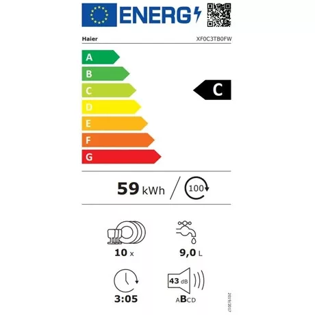Haier MOSOGATÓGÉP 10 TERÍTÉK XF0C3TB0FW