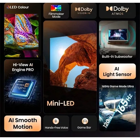 Hisense UHD SMART MINI-LED TV 100U7Q