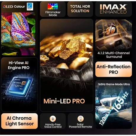 Hisense TV 100" UHD SMART MINI-LED 100U8Q