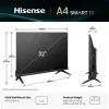 Hisense TV 32" HD SMART LED 32A4Q