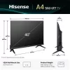 Hisense FHD SMART LED TV 40A4Q
