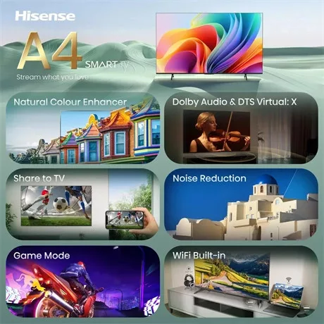Hisense TV 40" FULL HD SMART LED 40A4S