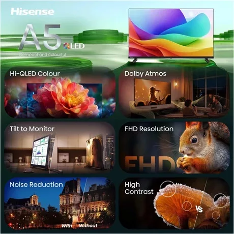 Hisense TV 40" FULL HD SMART QLED 40A5S