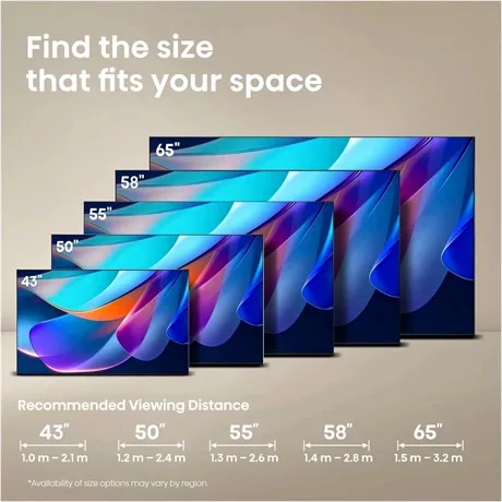 Hisense TV 43" 4K UHD SMART LED 43A6S