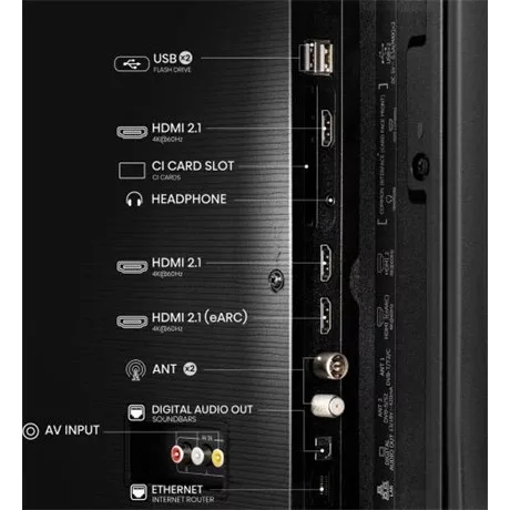 Hisense TV 50" 4K UHD SMART QLED 50E7Q