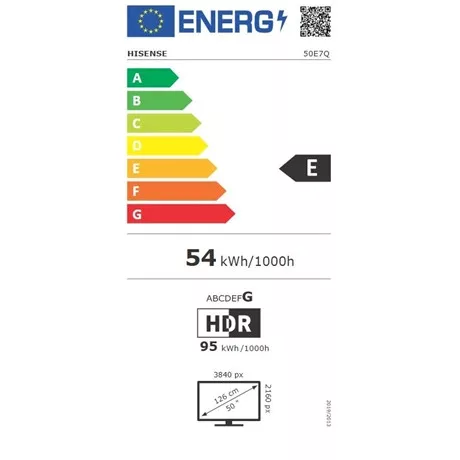 Hisense TV 50" 4K UHD SMART QLED 50E7Q