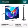 Hisense TV 55" 4K UHD SMART LED 55A6S