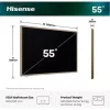 Hisense TV 55" 4K UHD LIFESTYLE QLED 55S7S