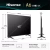 Hisense TV 65" 4K UHD SMART LED 65A6Q