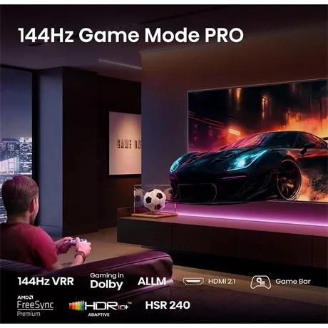 Hisense TV 65" 4K UHD SMART QLED 144Hz 65E7Q PRO