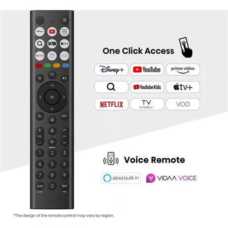 Hisense TV 65" 4K UHD SMART QLED 144Hz 65E7Q PRO