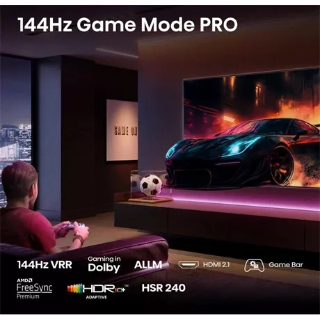 Hisense UHD SMART QLED TV 144Hz 85E7Q PRO
