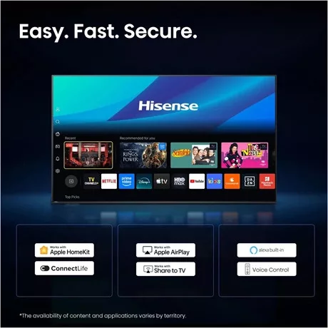Hisense TV 85" 4K UHD SMART MINILED 85E8S