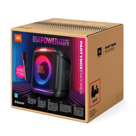 Jbl PARTYBOX  ENCORE 2 + VEZETÉK NÉLKÜLI MIKROFON PBENCORE2EP