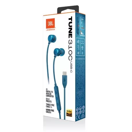 Jbl FÜLHALLGATÓ T 310 C BLU