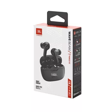 Jbl FÜLHALLGATÓ TWS BLUETOOTH WAVE BEAM FEKETE