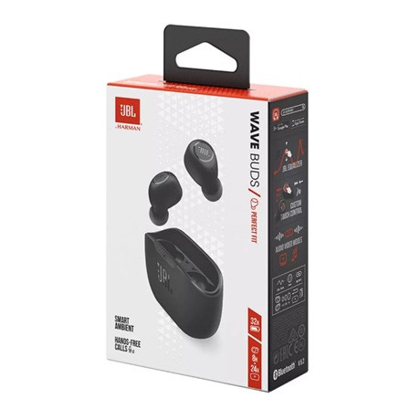Jbl FÜLHALLGATÓ TWS BLUETOOTH WAVE BUDS FEKETE