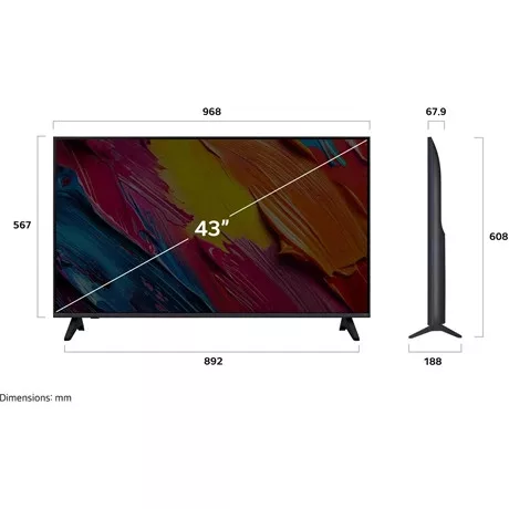 Lg UHD QNED SMART TV 43QNED70A6A